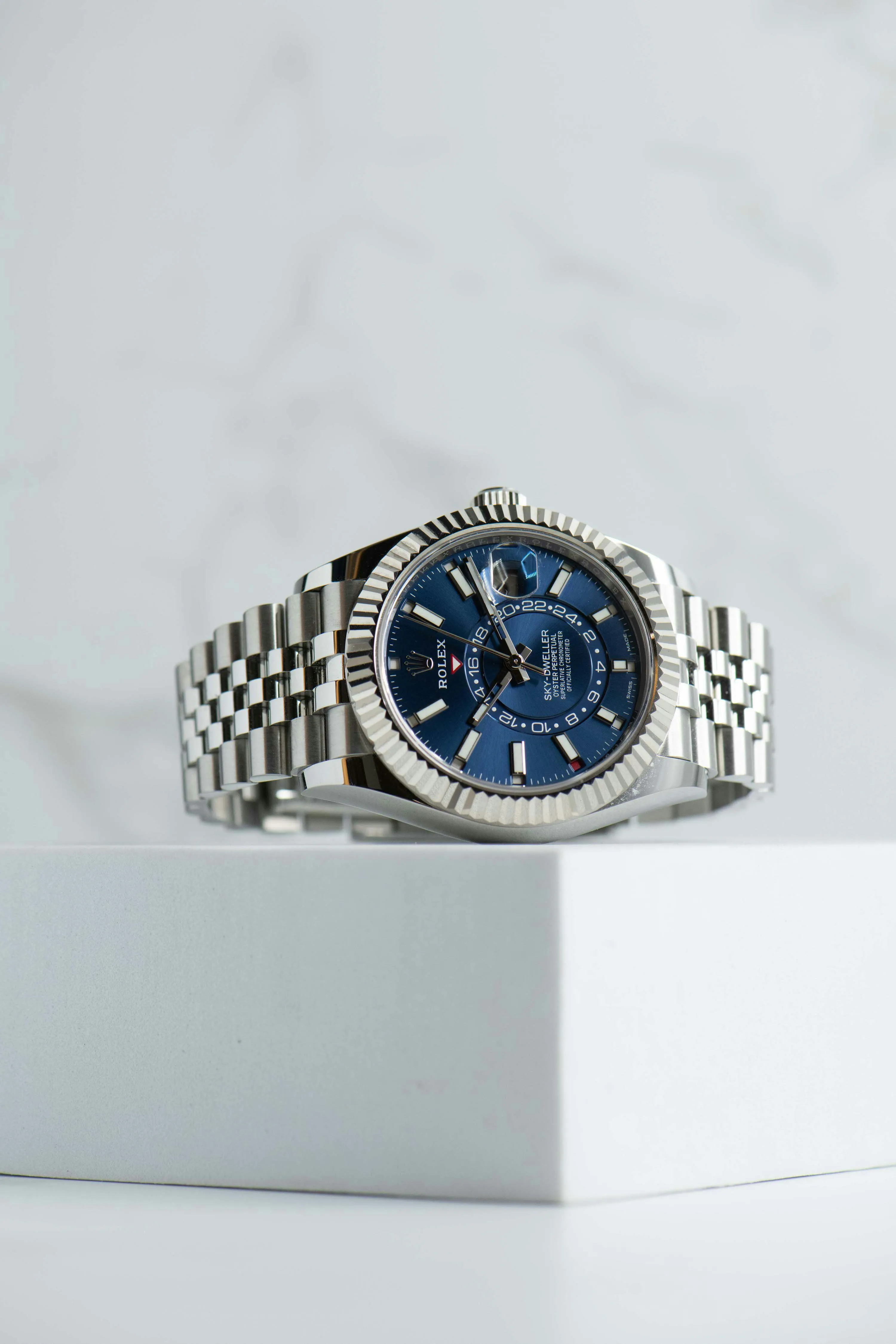 Rolex Sky-Dweller 326934 42mm White gold and stainless steel Blue 9