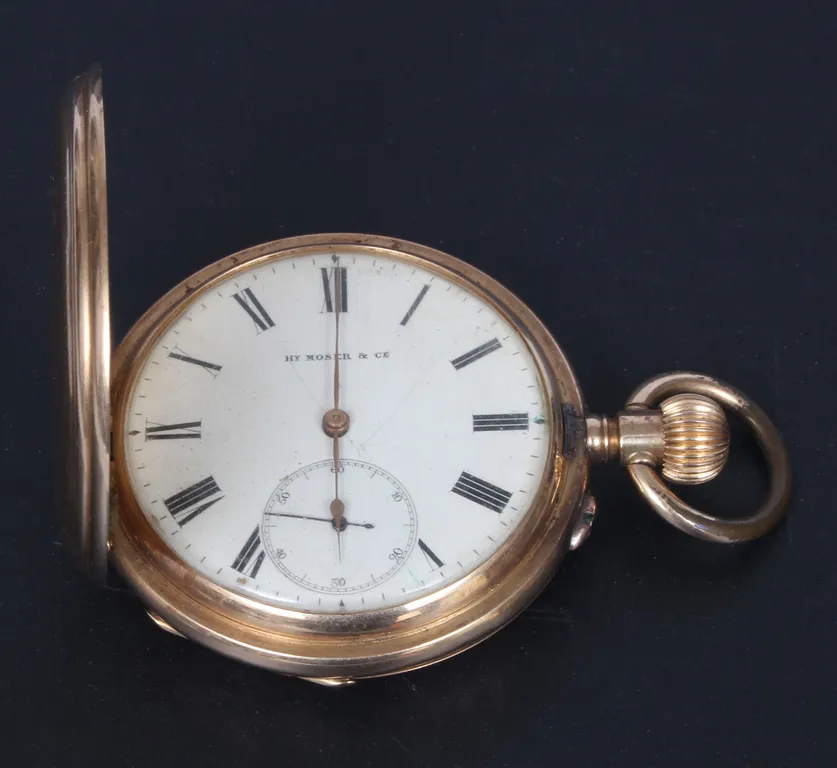 H. Moser & Cie. 52.5mm Yellow gold White