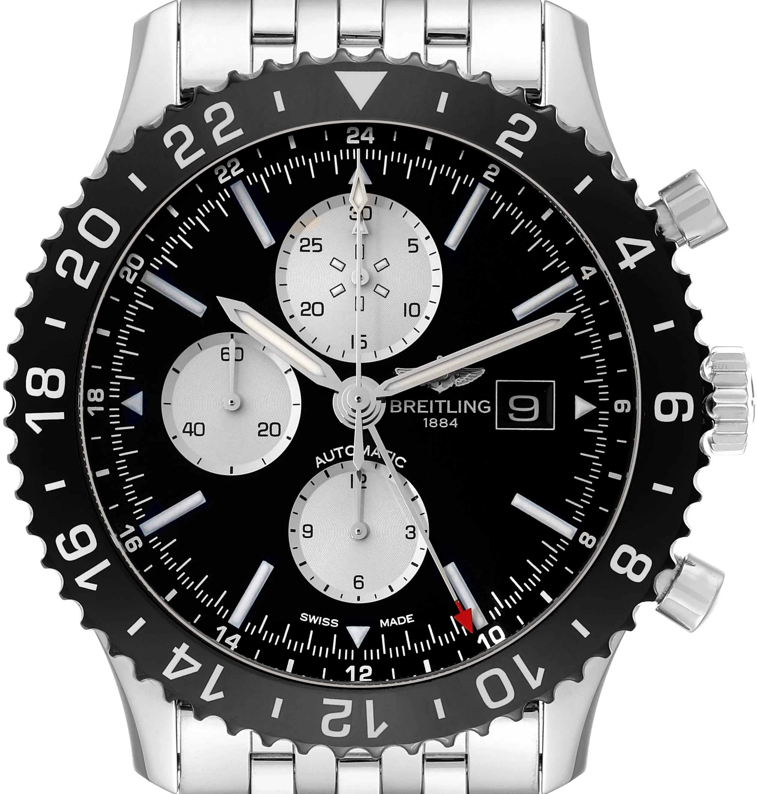 Breitling Chronoliner Y2431012/BE10 46mm Stainless steel Black