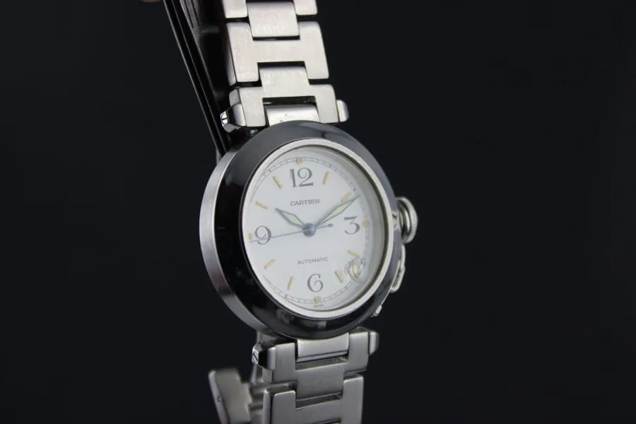 Cartier Pasha 1031 35mm Stainless steel White 1