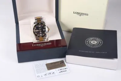 Longines HydroConquest L3.740.3 41mm Pvd-coated stainless steel Black 3
