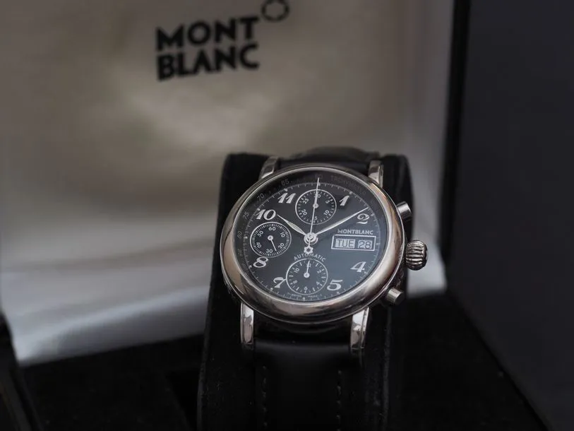 Montblanc Meisterstuck 7016 37mm Stainless steel Black