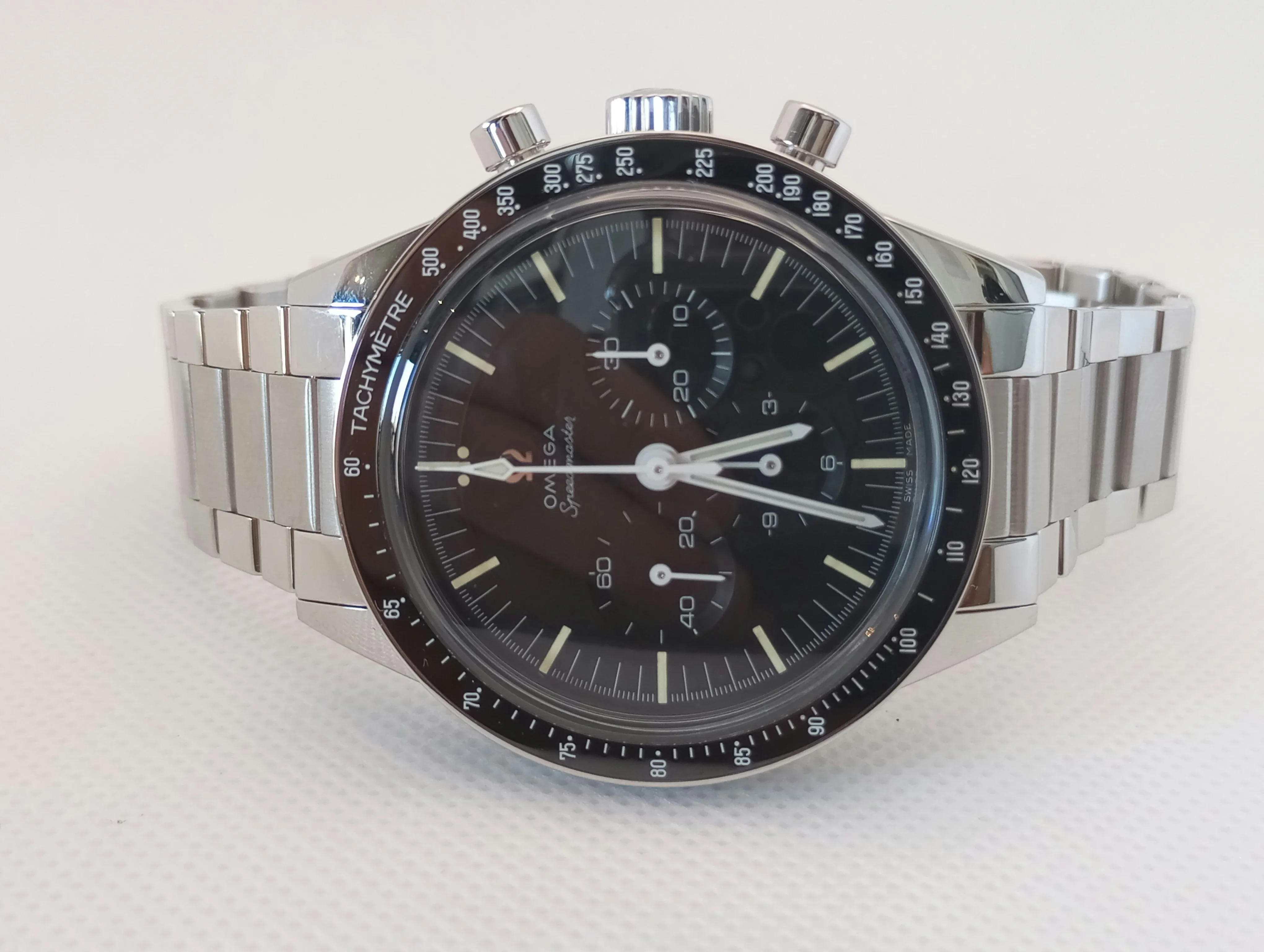 Omega Speedmaster 311.30.40.30.01.001 40mm Stainless steel Black