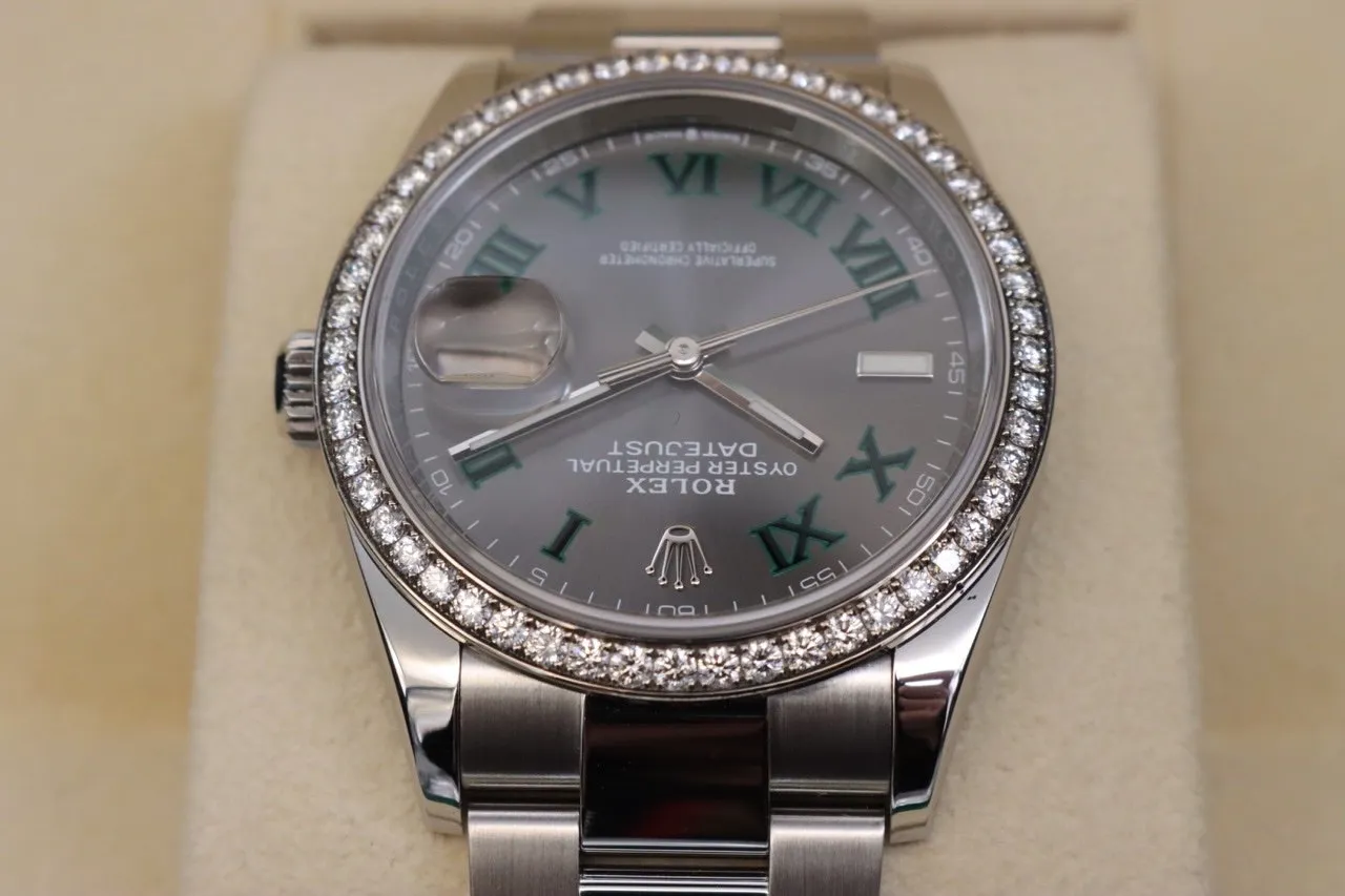 Rolex Datejust 126284RBR-0038 36mm White gold and Oystersteel Gray 1