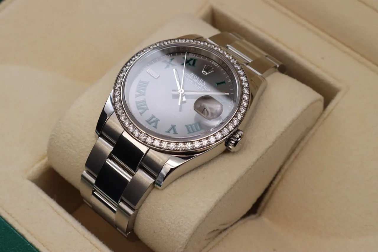 Rolex Datejust 126284RBR-0038 36mm White gold and Oystersteel Gray 4