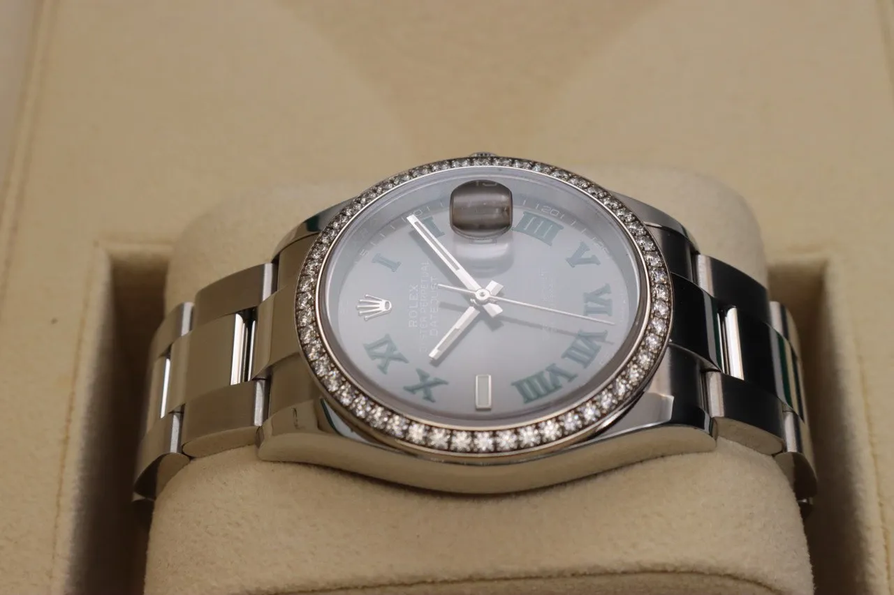 Rolex Datejust 126284RBR-0038 36mm White gold and Oystersteel Gray 6