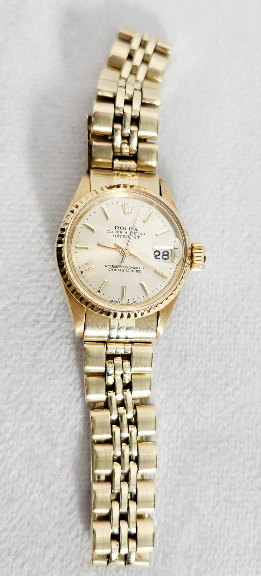 Rolex Datejust 6517 26mm Yellow gold Champagne