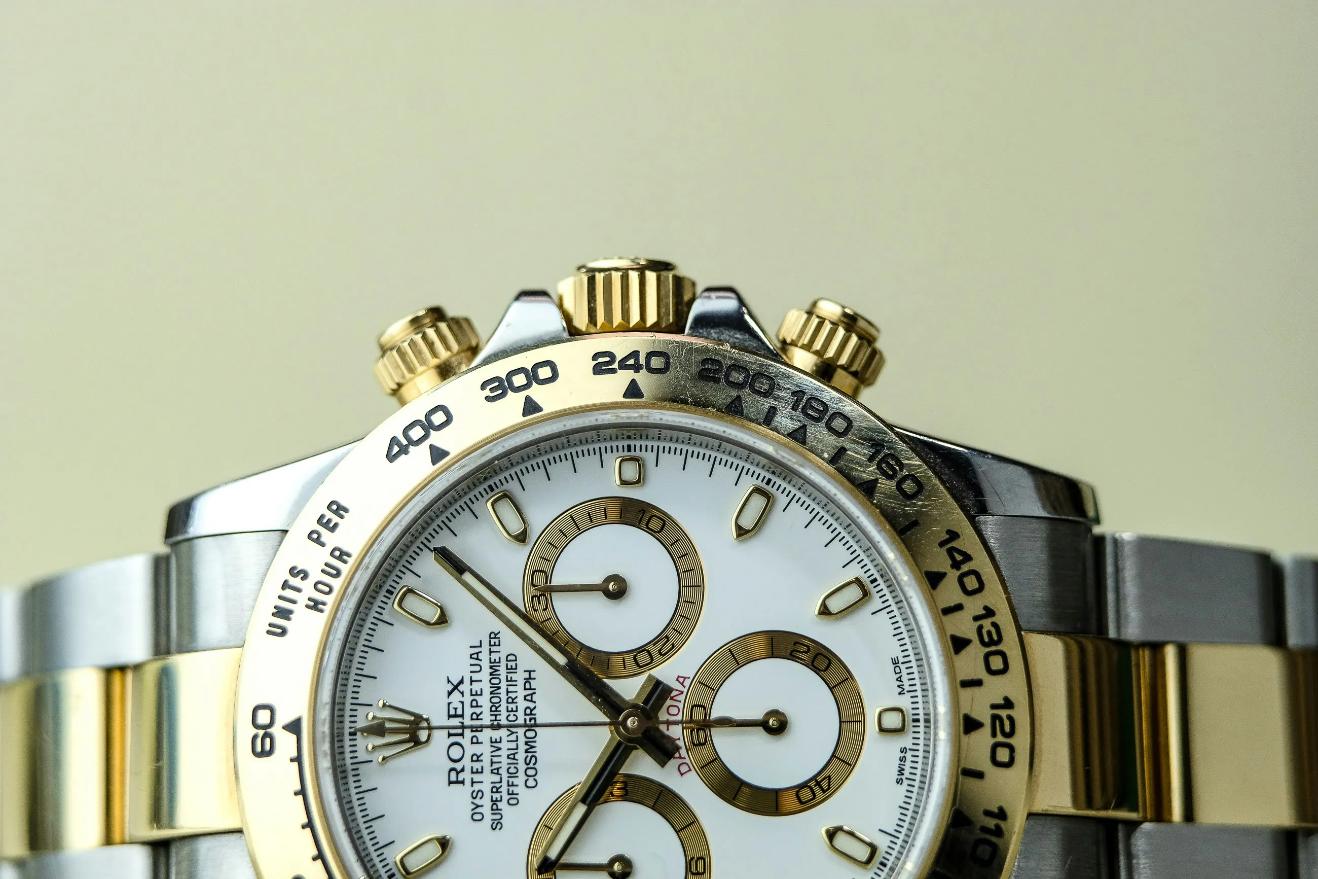 Rolex Daytona 116503 40mm Yellow gold and stainless steel White 4