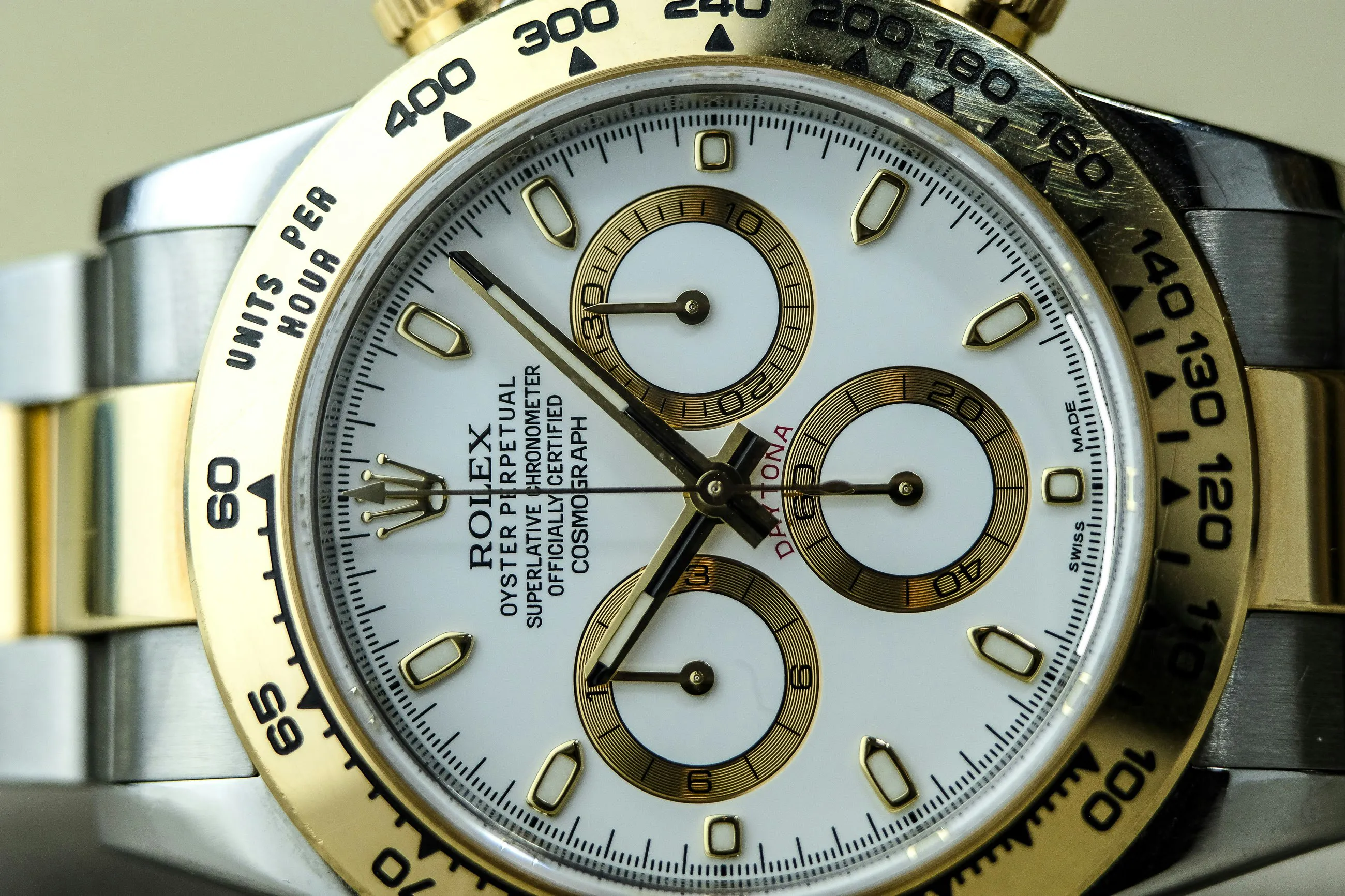 Rolex Daytona 116503 40mm Yellow gold and stainless steel White 6