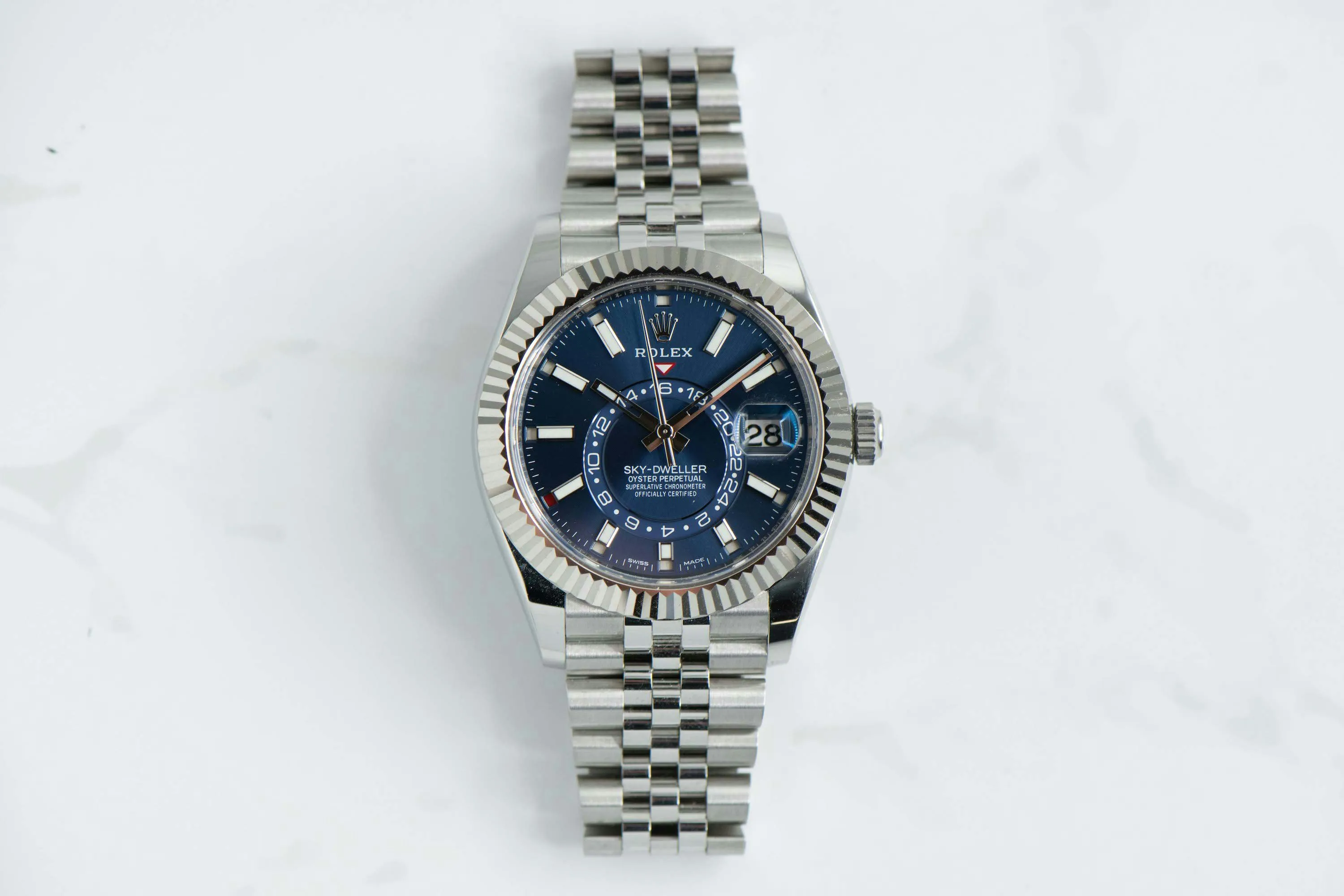 Rolex Sky-Dweller 326934 42mm White gold and stainless steel Blue 1