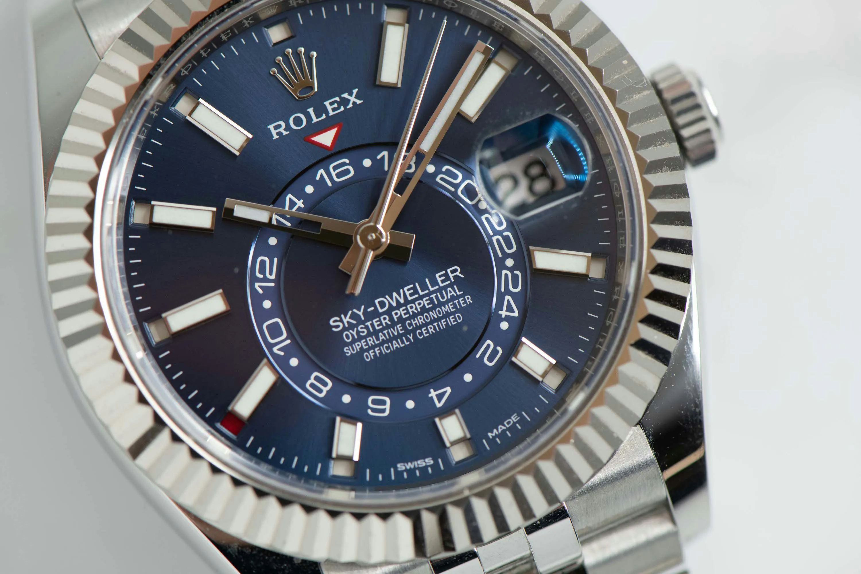 Rolex Sky-Dweller 326934 42mm White gold and stainless steel Blue 3