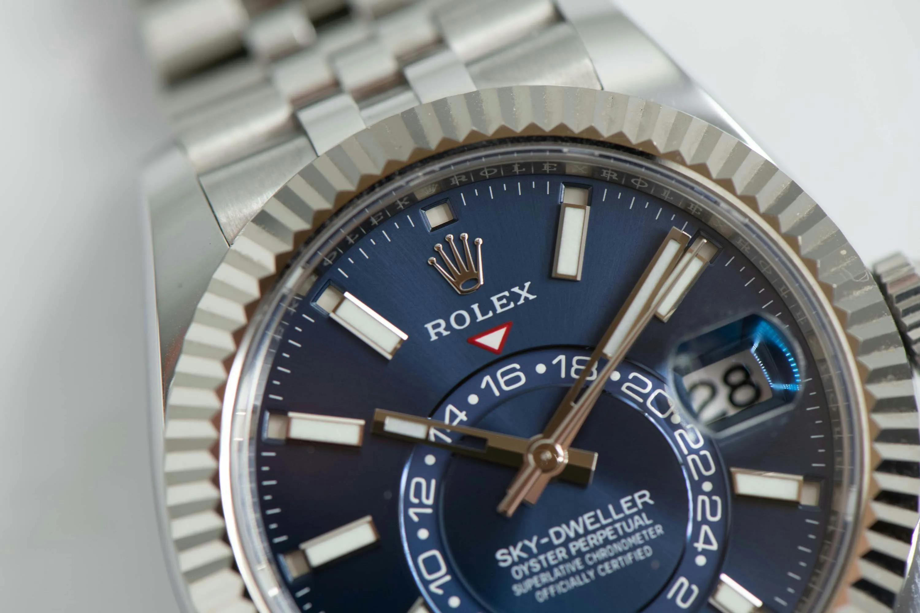 Rolex Sky-Dweller 326934 42mm White gold and stainless steel Blue 4