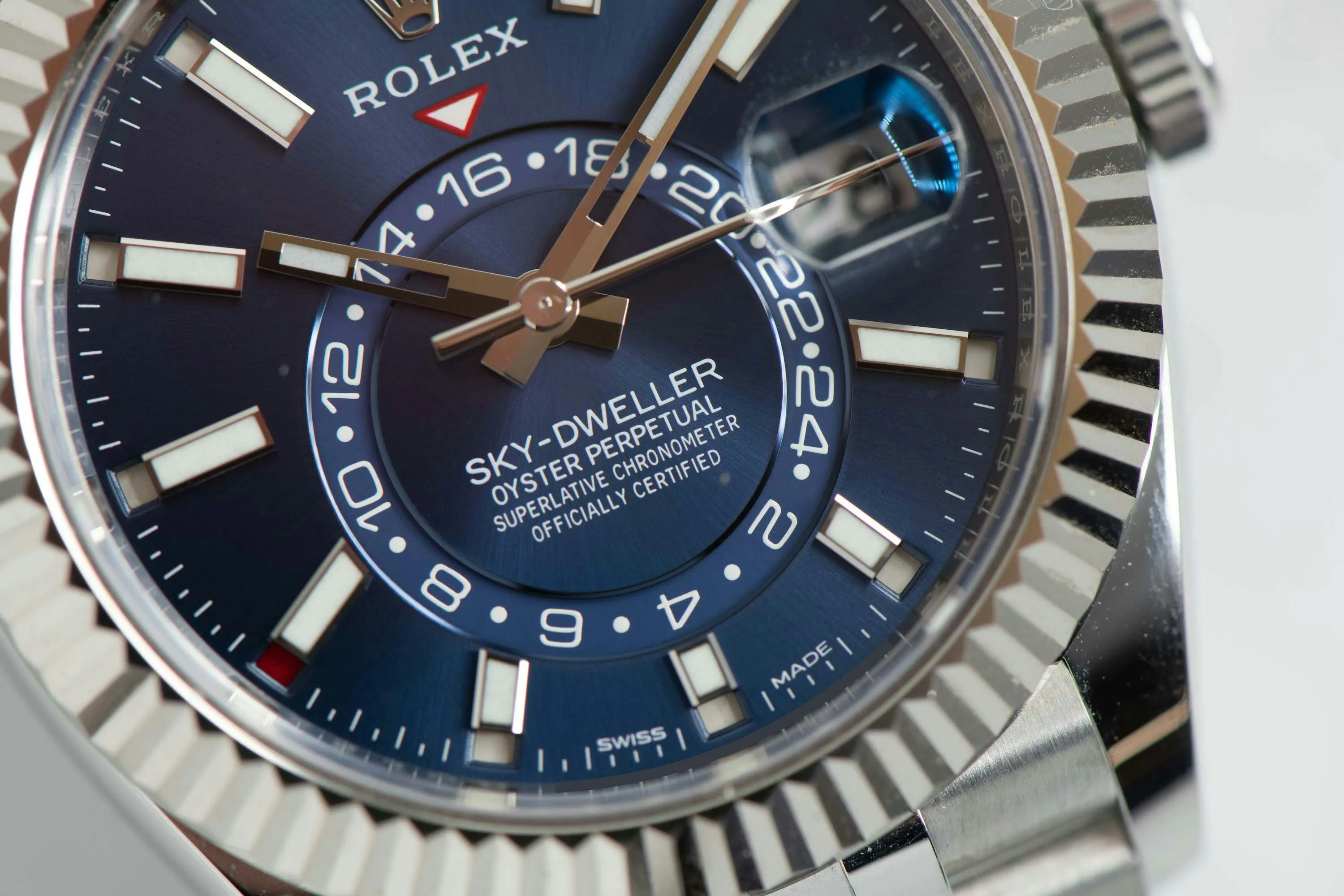 Rolex Sky-Dweller 326934 42mm White gold and stainless steel Blue 5