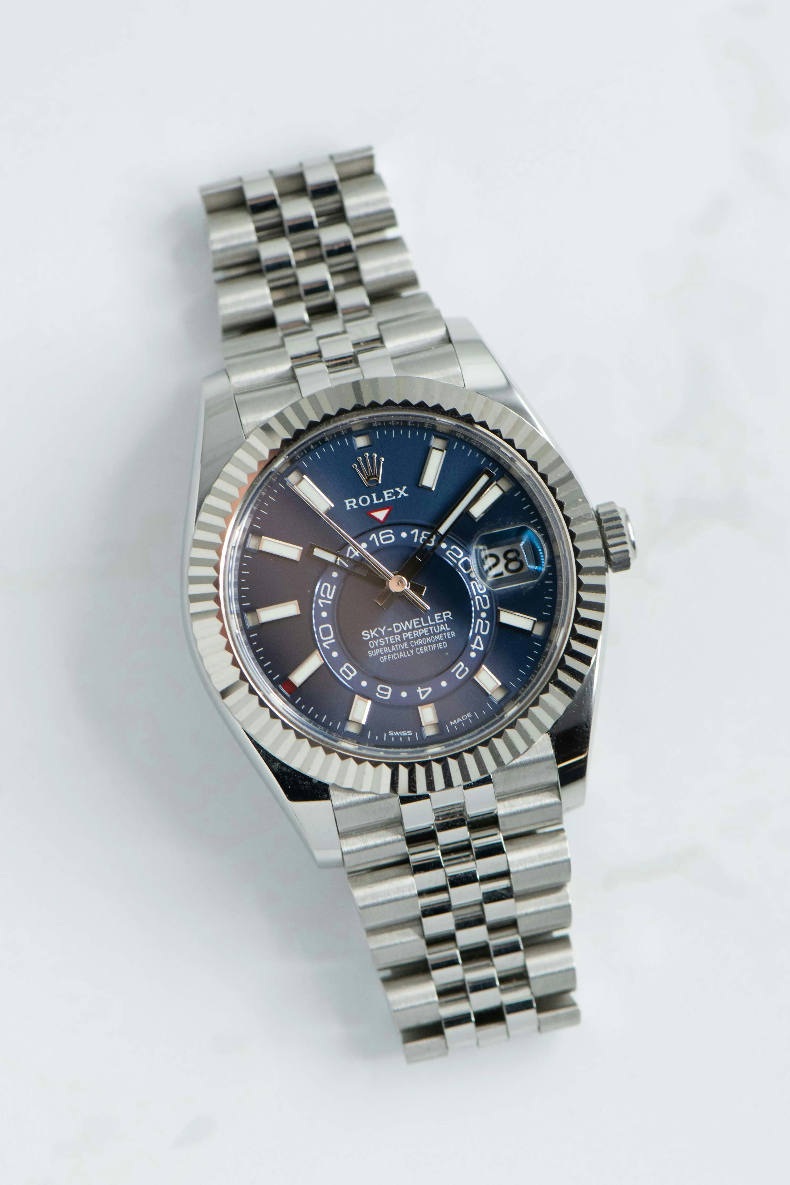 Rolex Sky-Dweller 326934 42mm White gold and stainless steel Blue 7