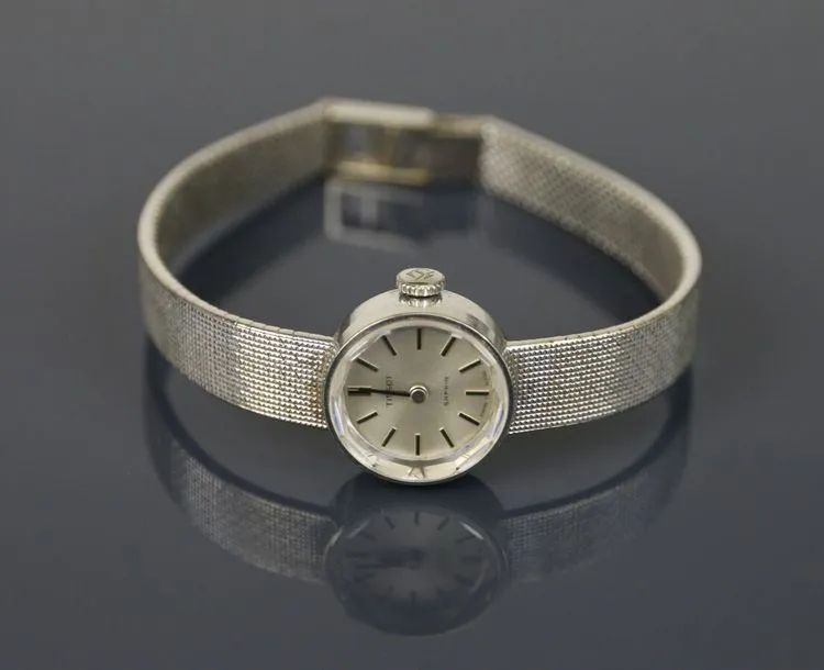 Tissot 15mm White gold Silver