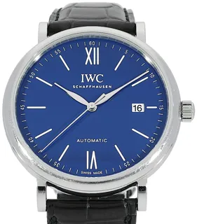 IWC Portofino IW356518 Stainless steel Blue