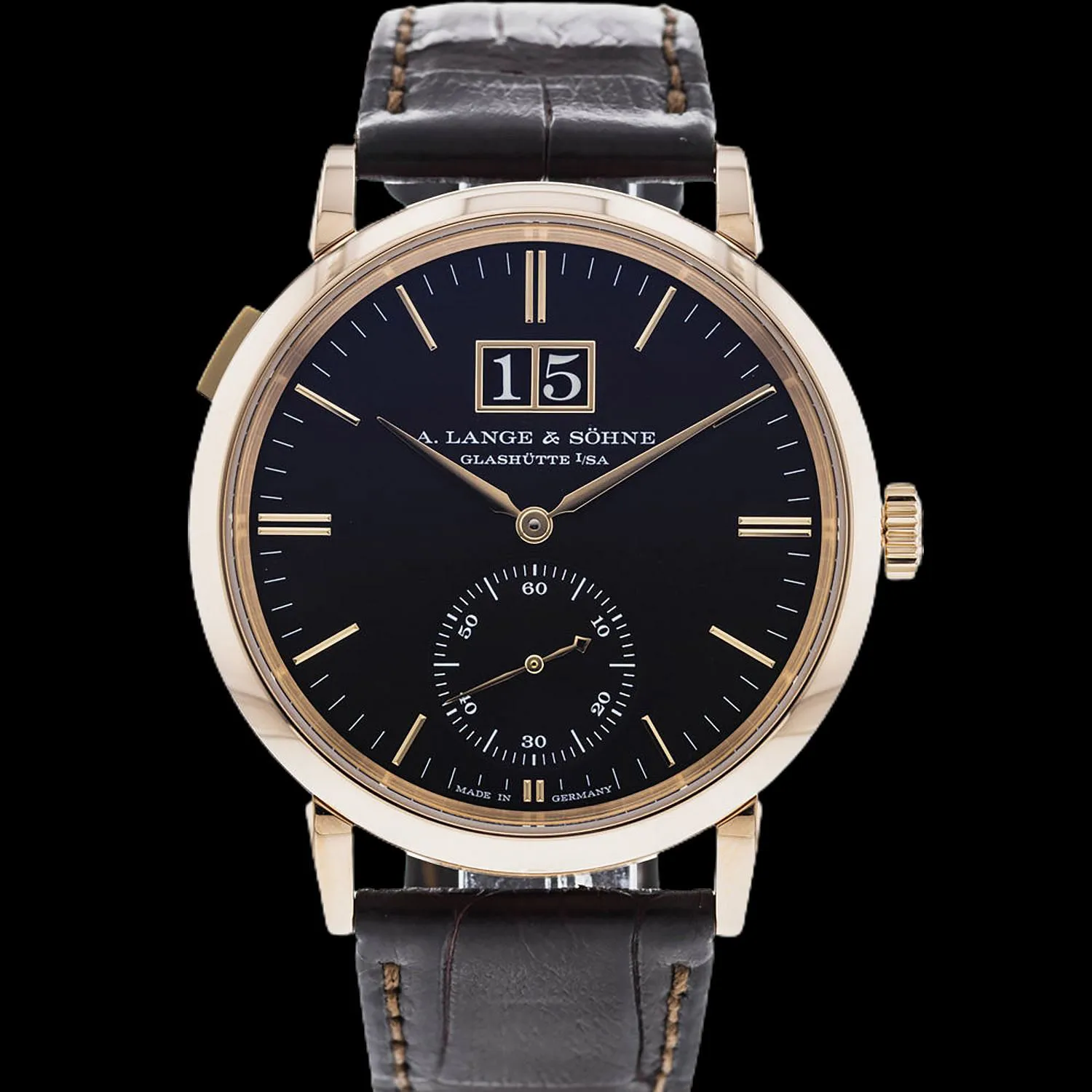 A. Lange & Söhne Saxonia 38.5mm Rose gold