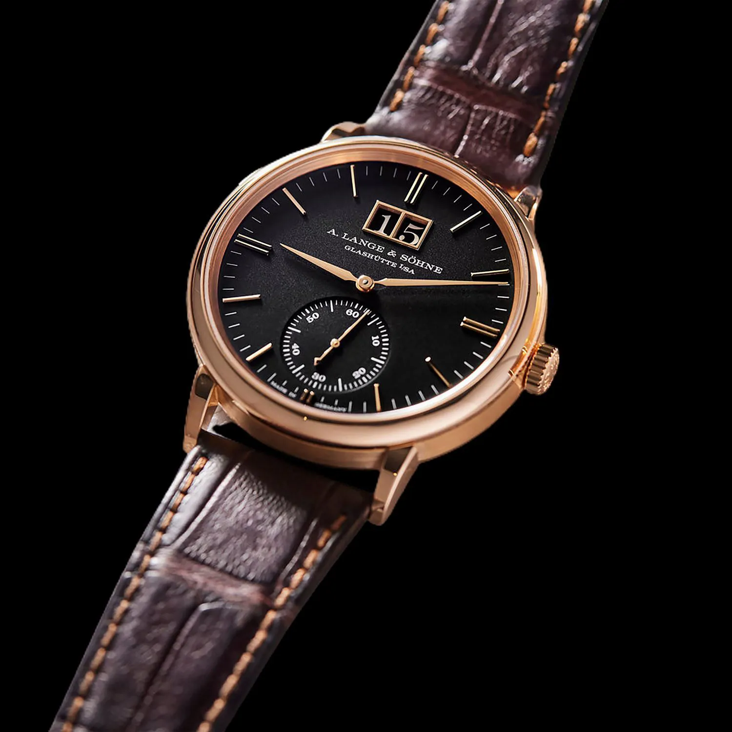 A. Lange & Söhne Saxonia 38.5mm Rose gold 5