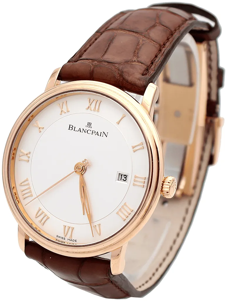 Blancpain Villeret 6651-3642-55B 40mm White 1