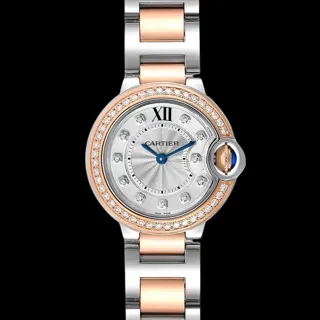 Cartier Ballon Bleu Rose gold and Stainless steel