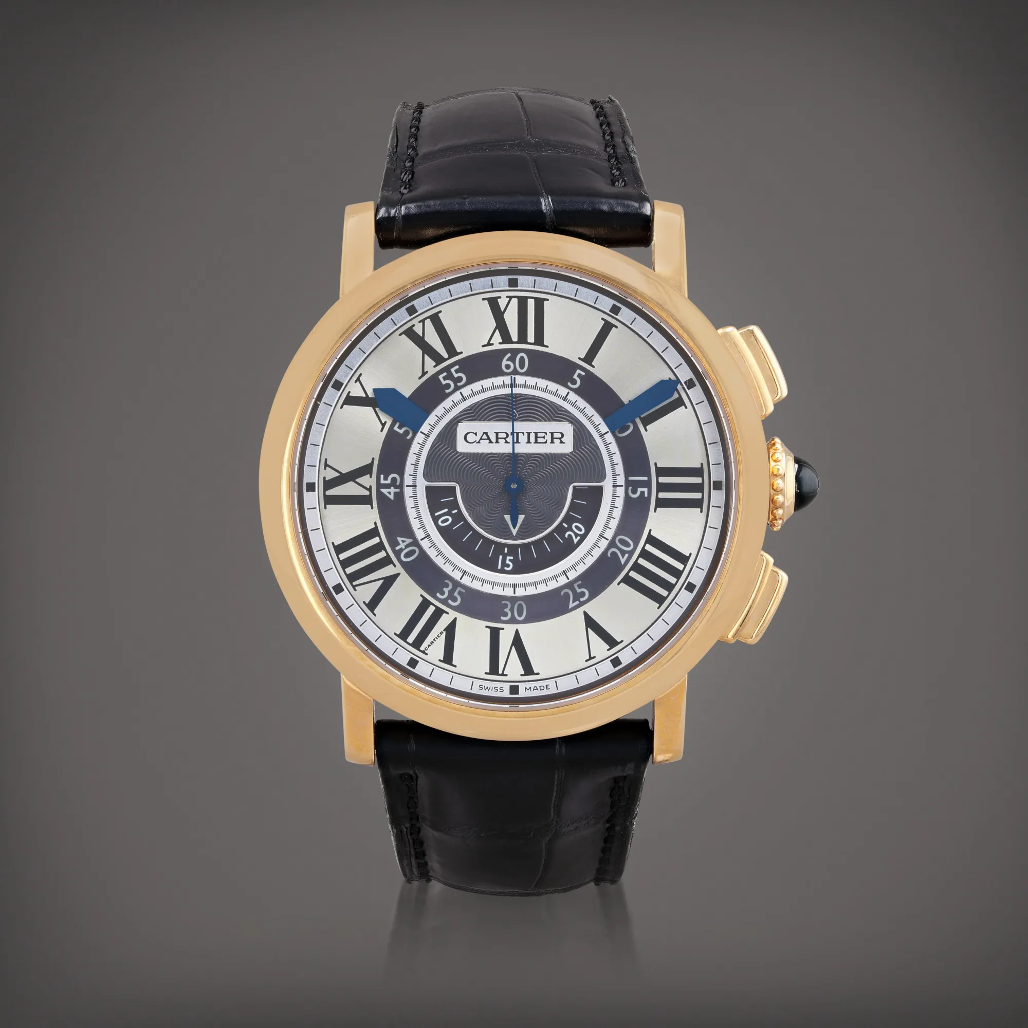 Cartier Rotonde de Cartier 2955 42mm Rose gold Silver