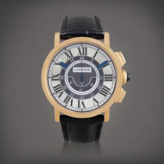 Cartier Rotonde de Cartier 2955 Rose gold Silver