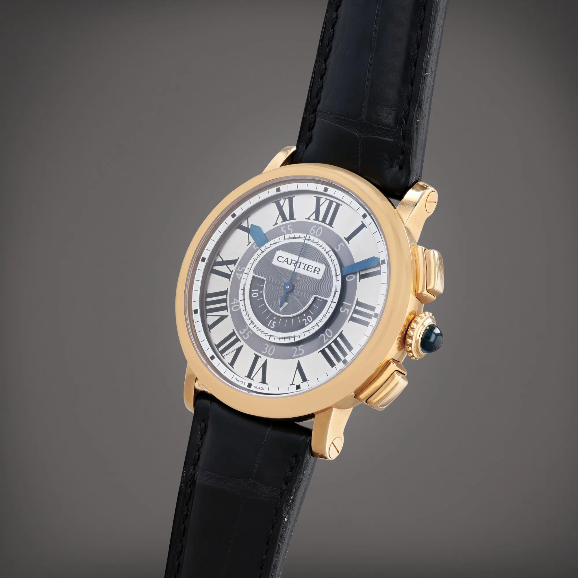 Cartier Rotonde de Cartier 2955 42mm Rose gold Silver 1