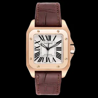 Cartier Santos 100 Rose gold