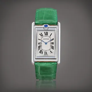 Cartier Tank Basculante 2390 Stainless steel Silver