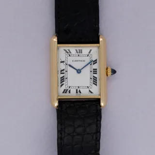 Cartier Tank Louis 78086 Yellow gold White