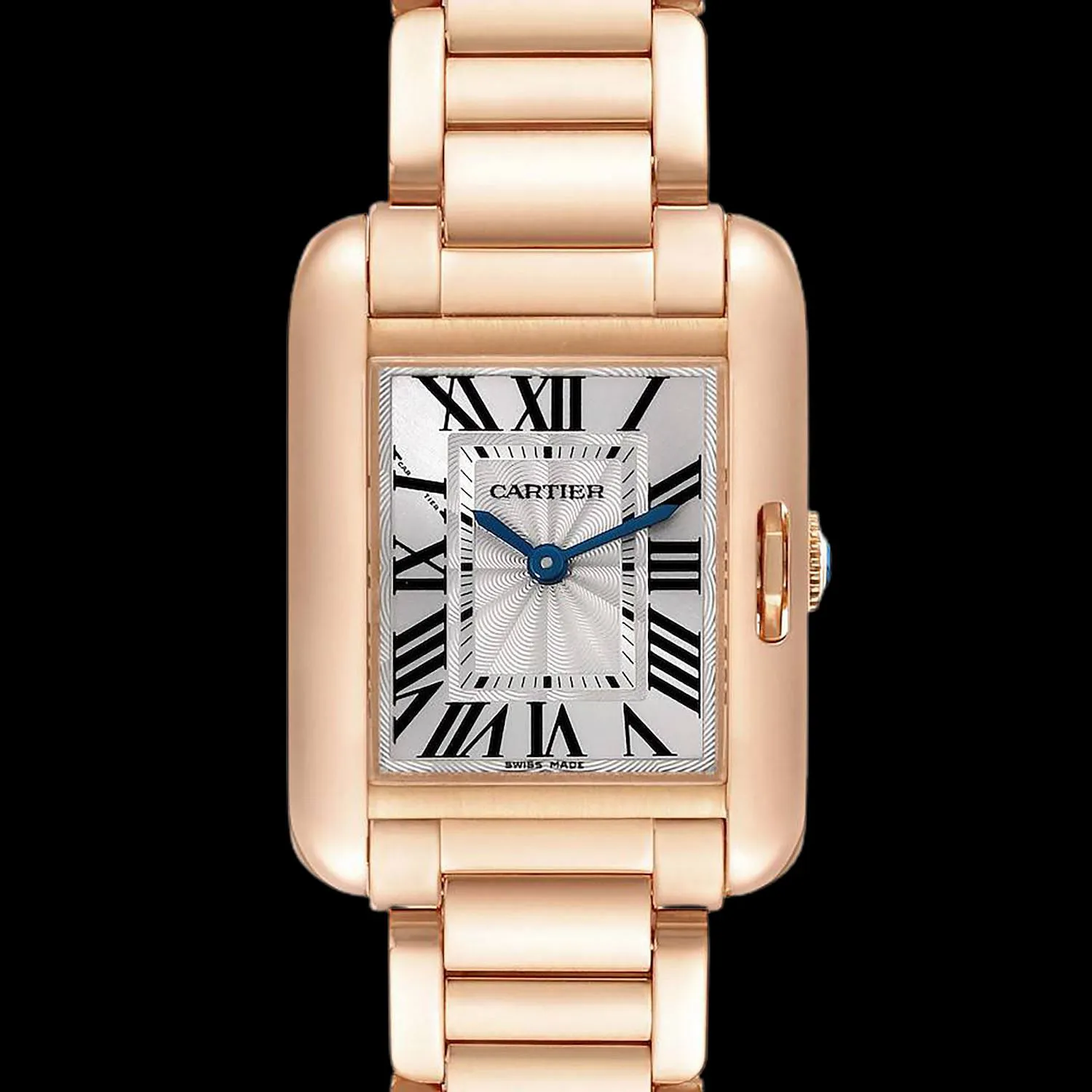 Cartier tank anglaise rose gold best sale