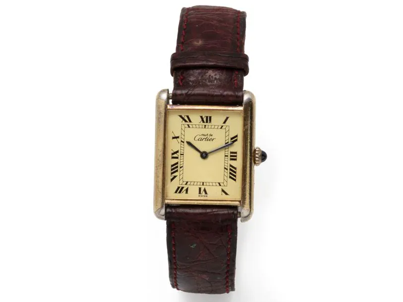 Cartier Tank 30.5mm Gold-plated Ivory