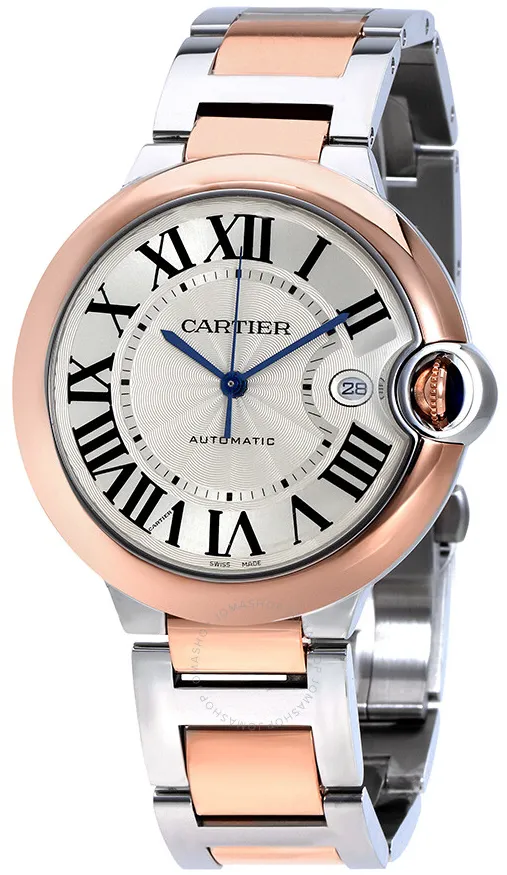 Cartier Ballon Bleu de Cartier W2BB0004 42mm Stainless steel GuillochÃ©