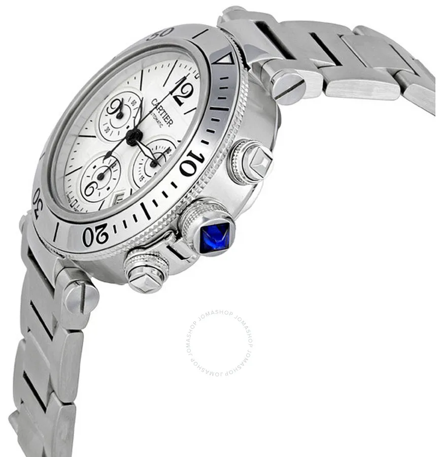 Cartier Pasha Seatimer W31089M7 nullmm Stainless steel White 2