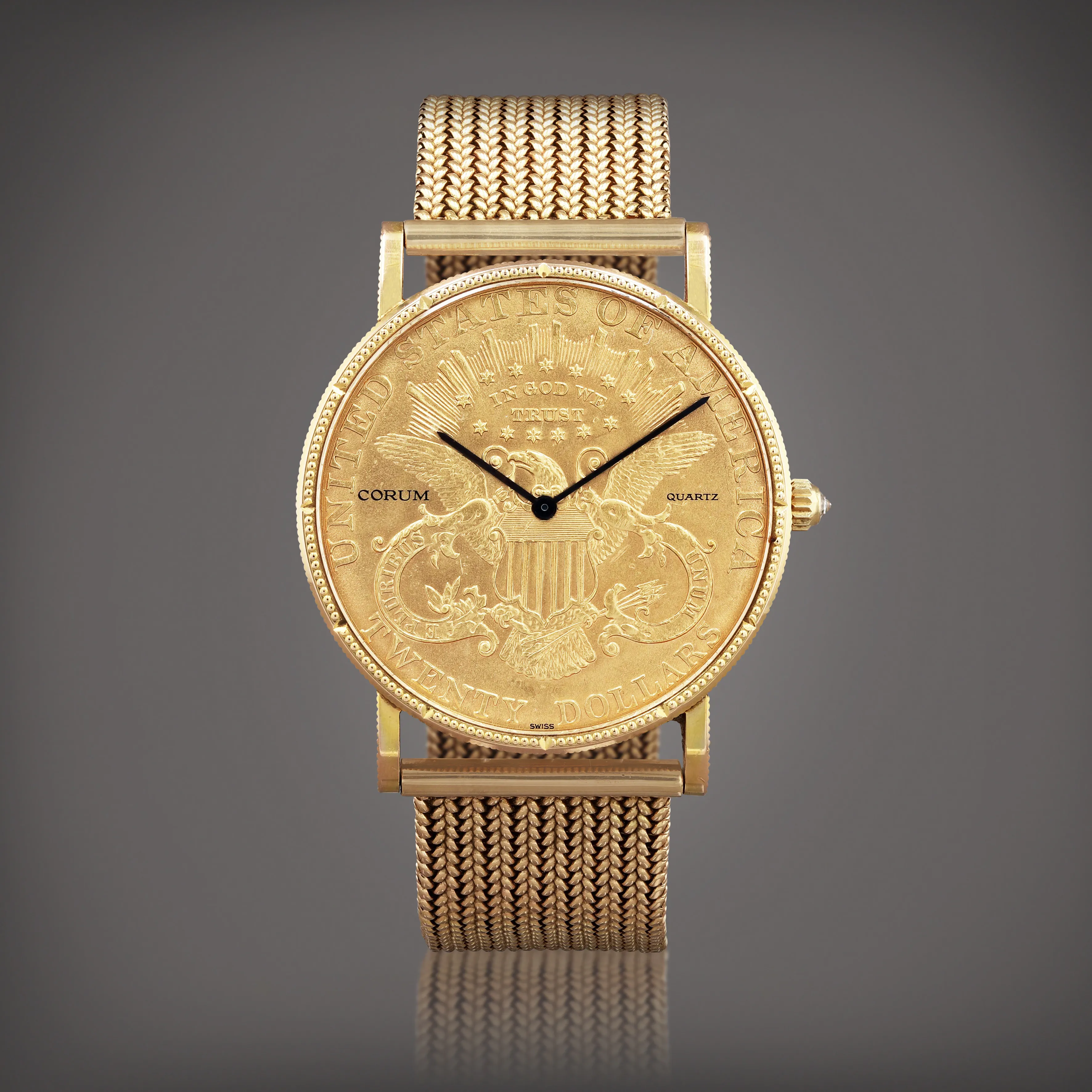 Corum Coin Watch 35mm Yellow gold Gold