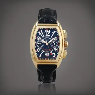 Franck Muller Conquistador 8001 CC Yellow gold Black