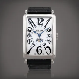 Franck Muller Long Island 1200 MC L White gold Silver