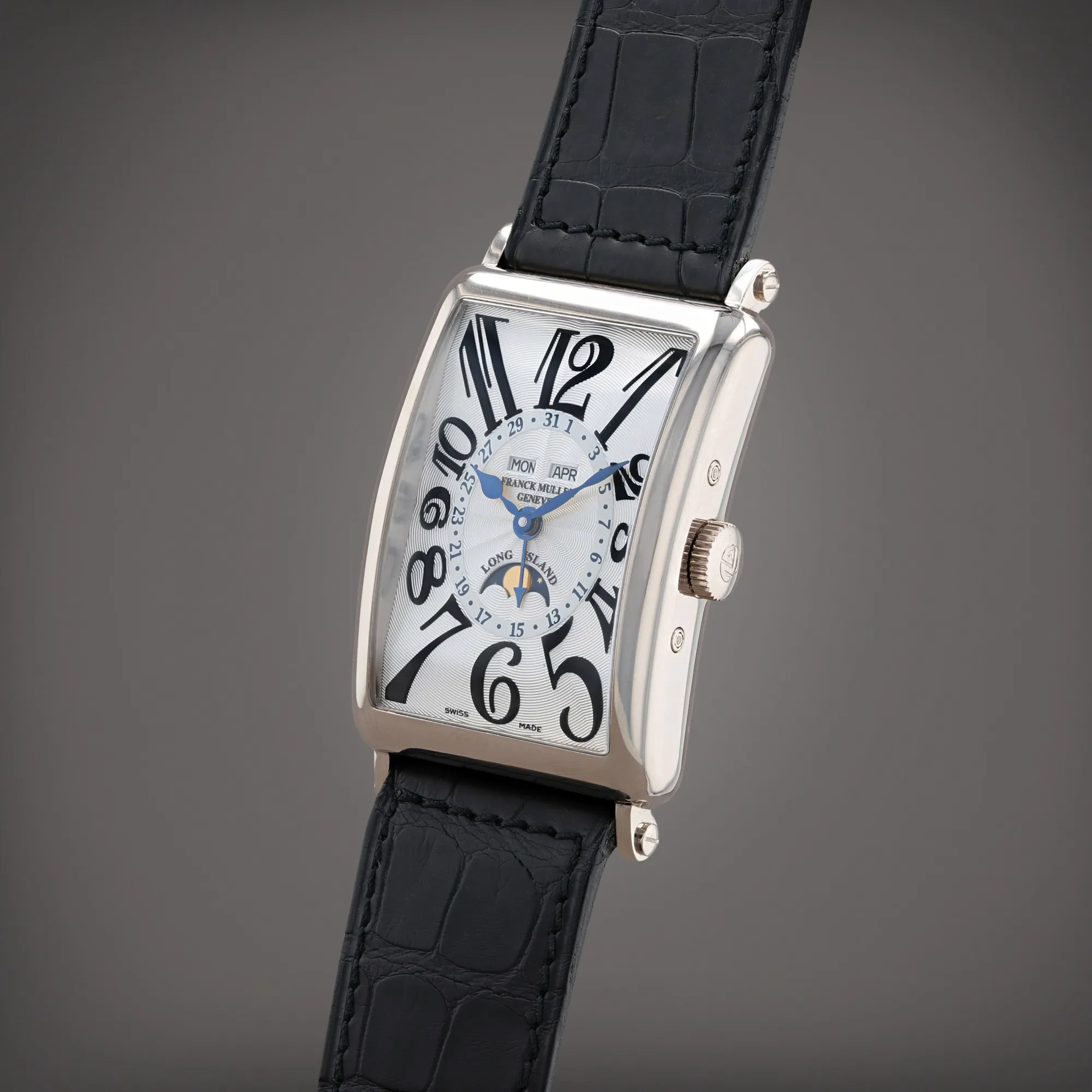 Franck Muller Long Island 1200 MC L 44mm White gold Silver 1