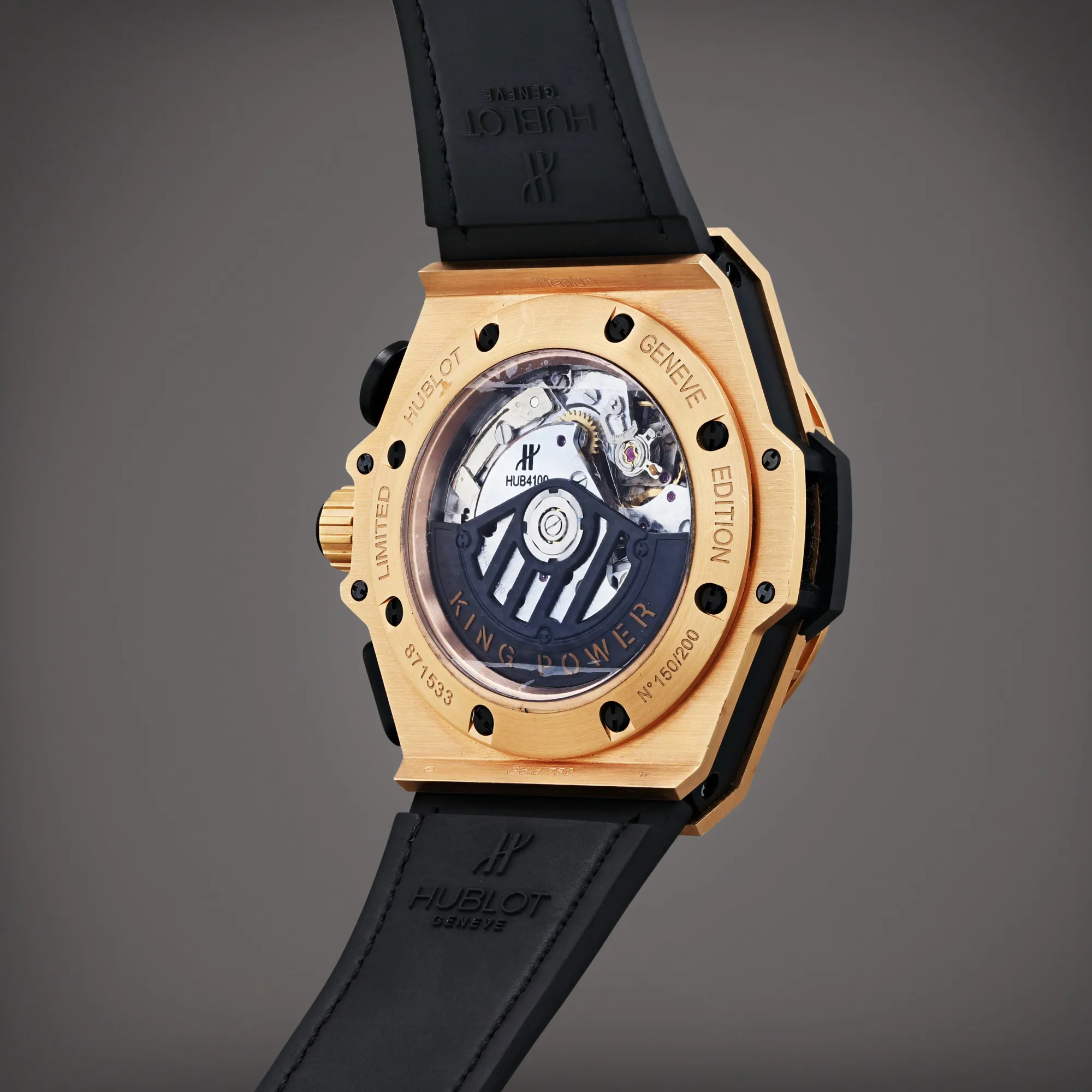 Hublot King Power F1 India 703.OM.1138.NR.FMO10 48mm Rose gold and Titanium Black 4