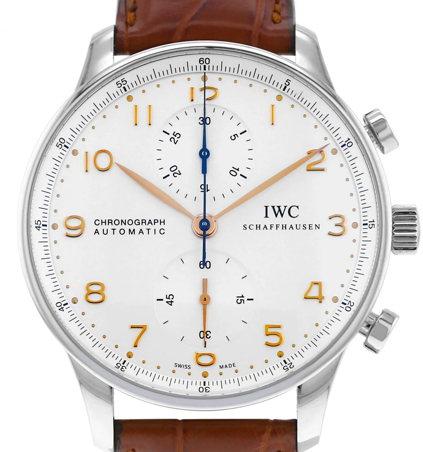 IWC Portugieser Chronograph 3714 41mm Stainless steel Silver