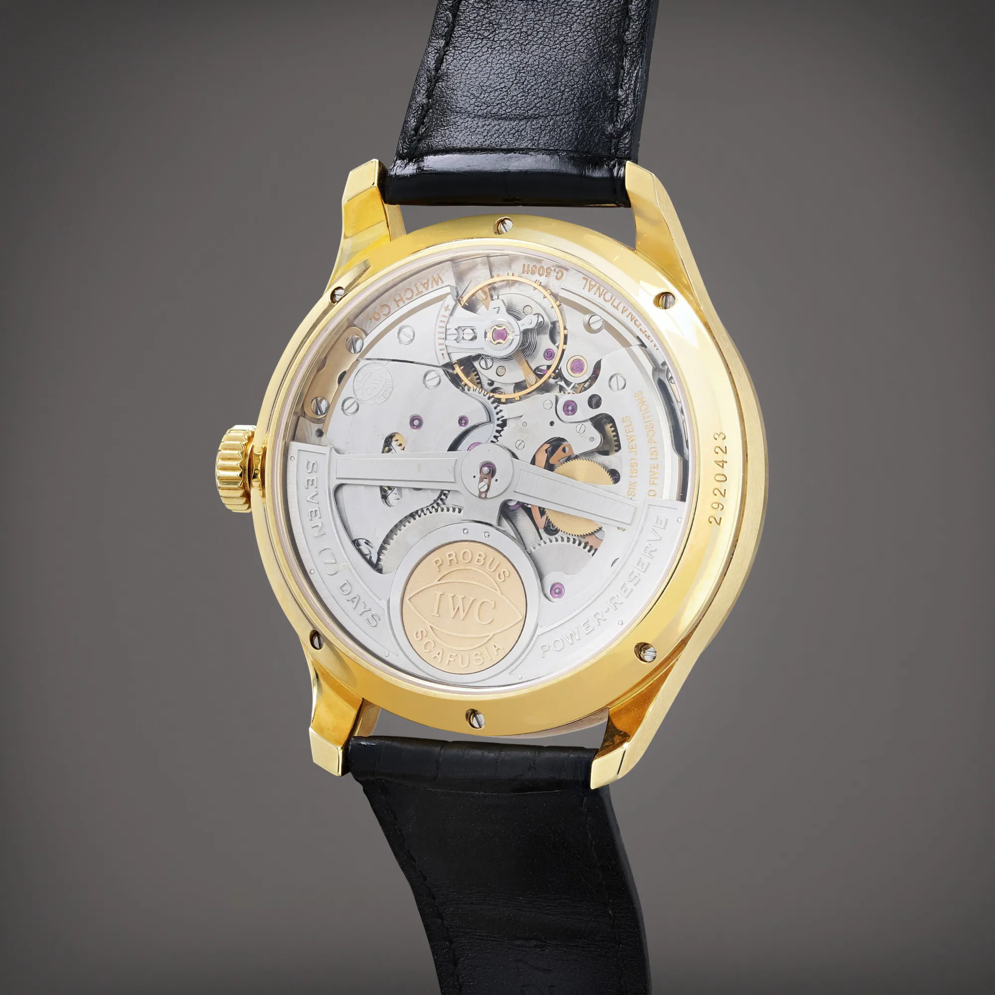 IWC Portugieser Perpetual Calendar IW502107 44mm Yellow gold Silver 4