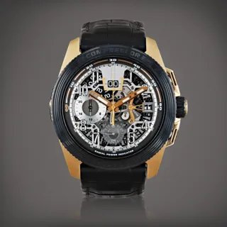 Jaeger-LeCoultre Master Compressor Extreme LAB 2 196.2.53.S Rose gold and Titanium Semi-skeletonized