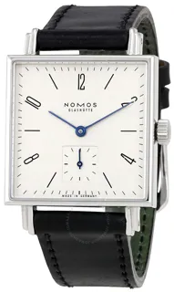 NOMOS Tetra 406 Stainless steel Galvanized$White Silver-Plated