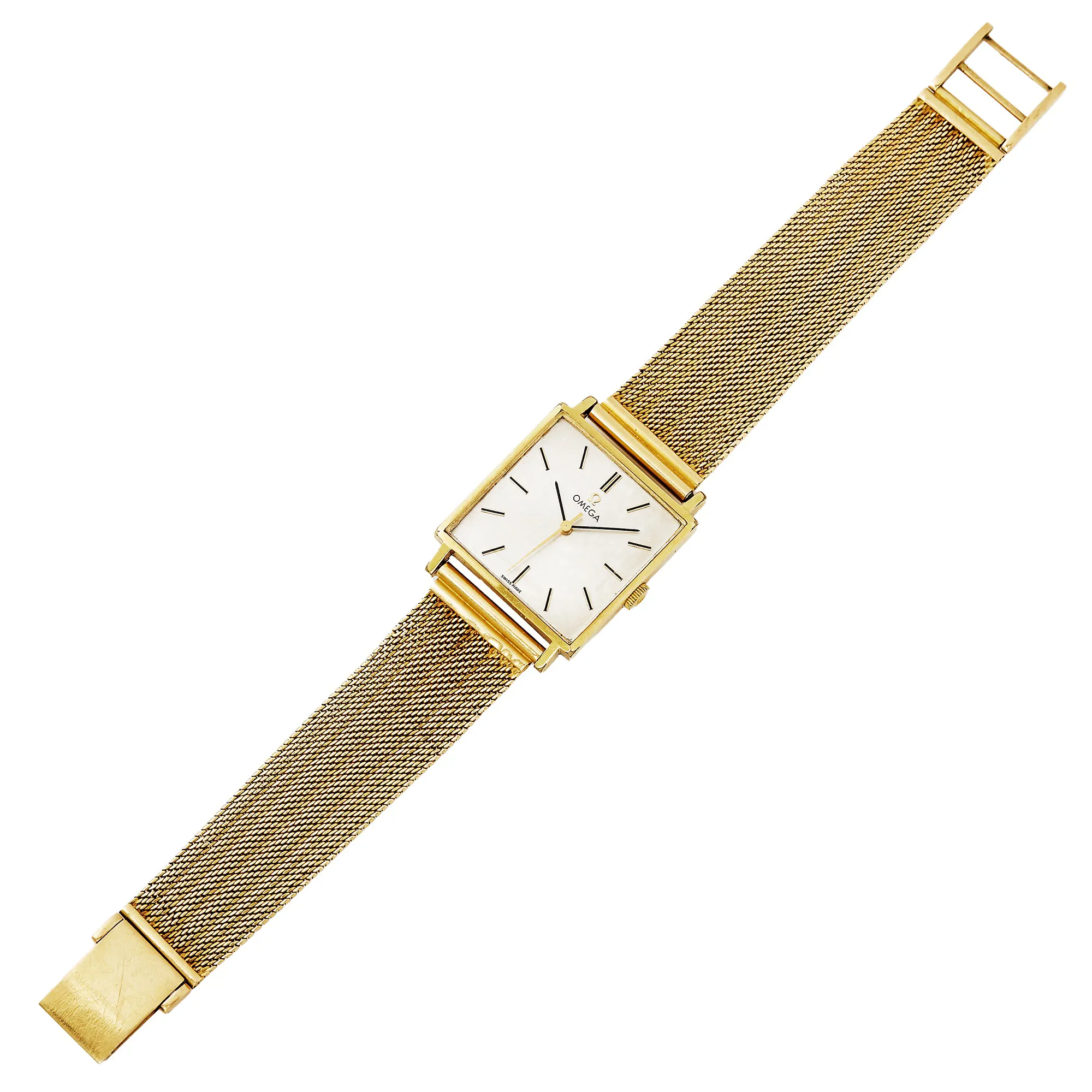 Omega 27mm Stainless steel and Gilt-metal Silver 1