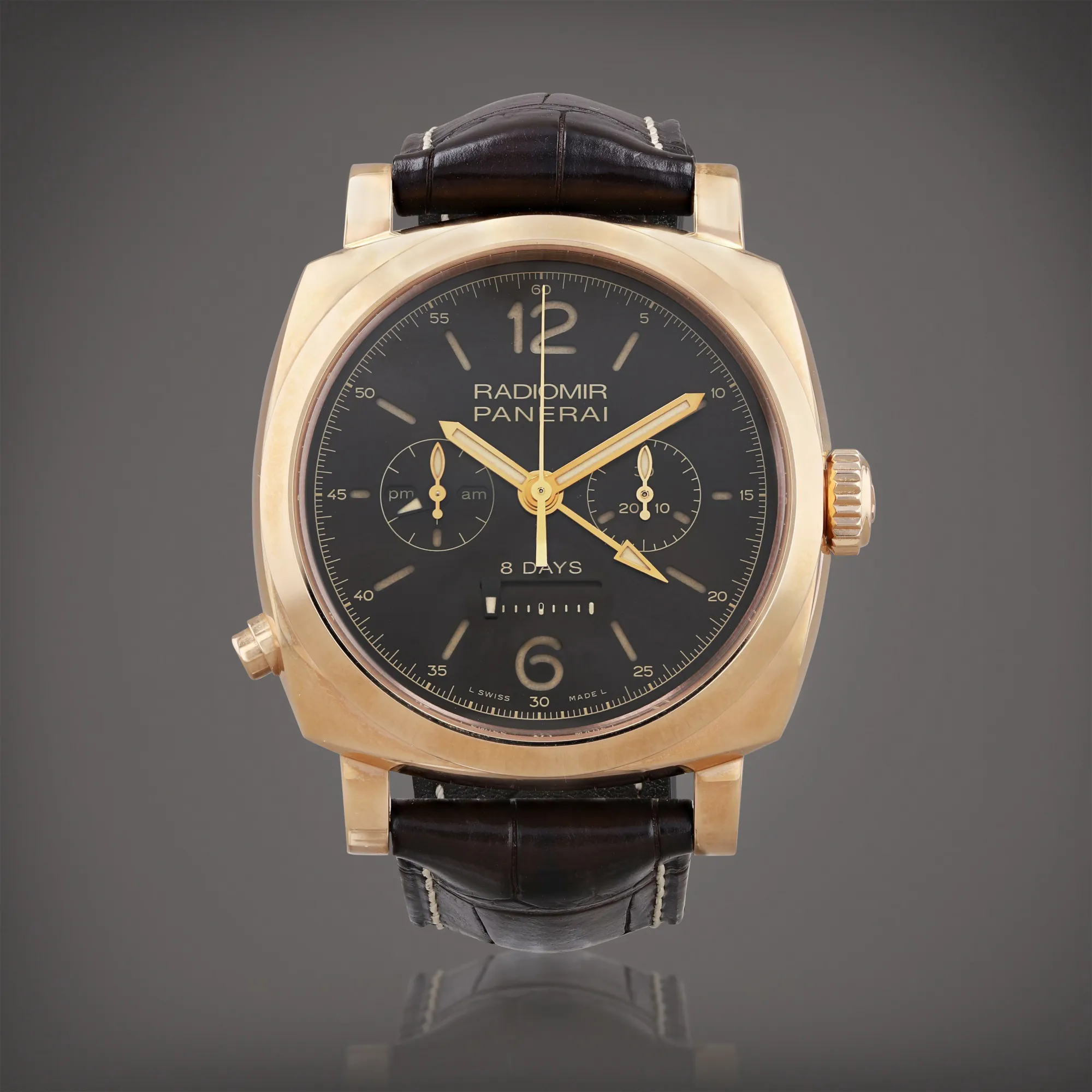 Panerai Radiomir 1940 PAM 00502 45mm Rose gold Brown