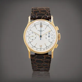 Patek Philippe Chronograph 533 18k rose gold Silver