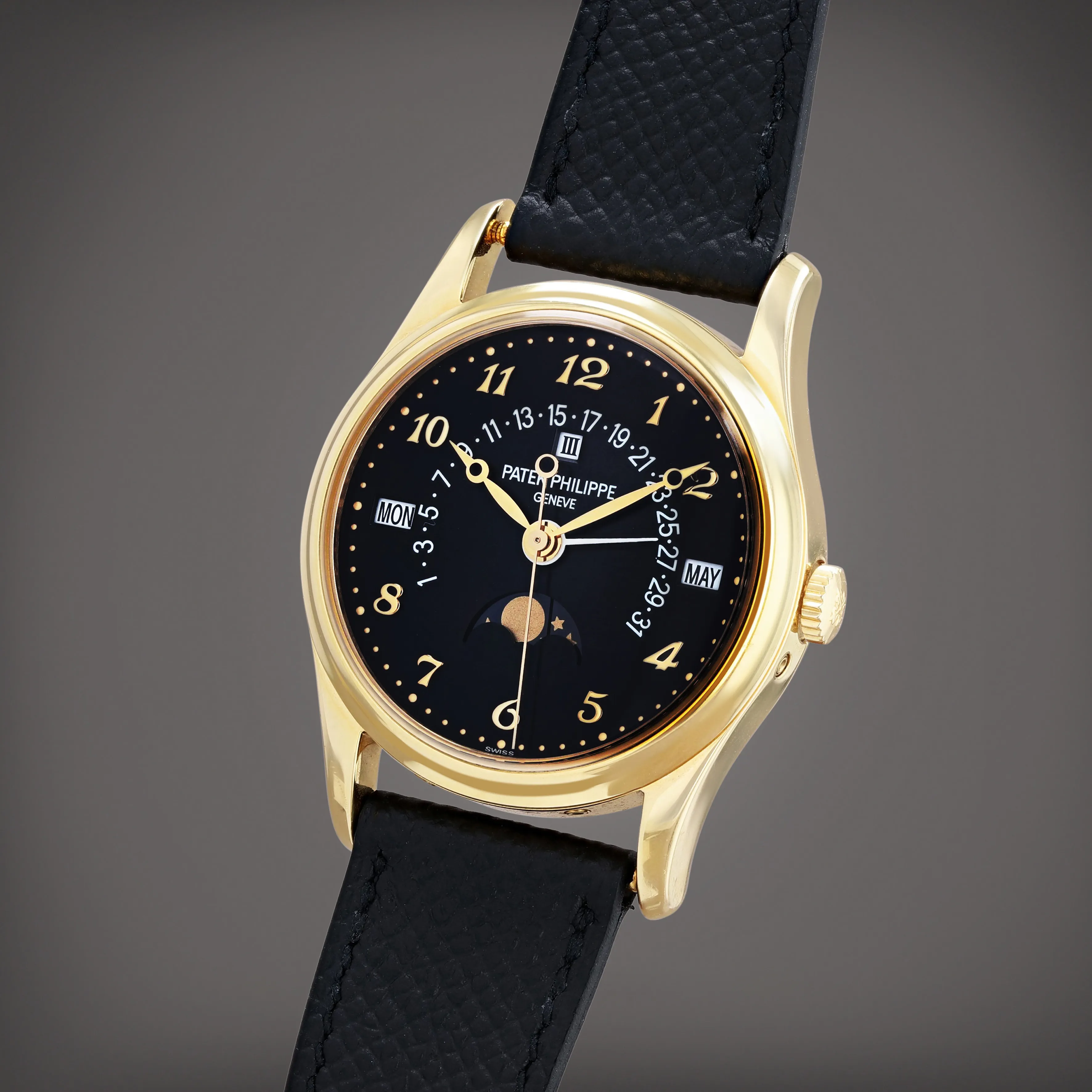 Patek Philippe Perpetual Calendar 5050J-024 35.5mm Yellow gold Black 6