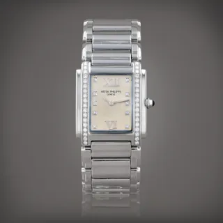 Patek Philippe Twenty~4 4910/10A Stainless steel White