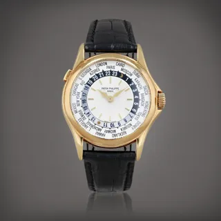 Patek Philippe World Time 5110J Yellow gold Silver