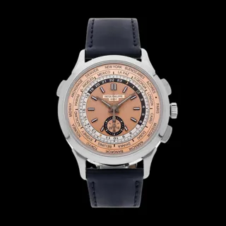 Patek Philippe Complications World Time Flyback Chronograph Stainless steel